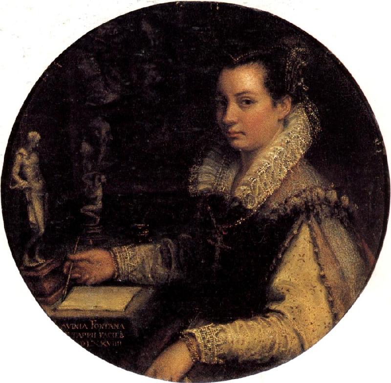 Lavinia Fontana Self-Portrait oil painting picture